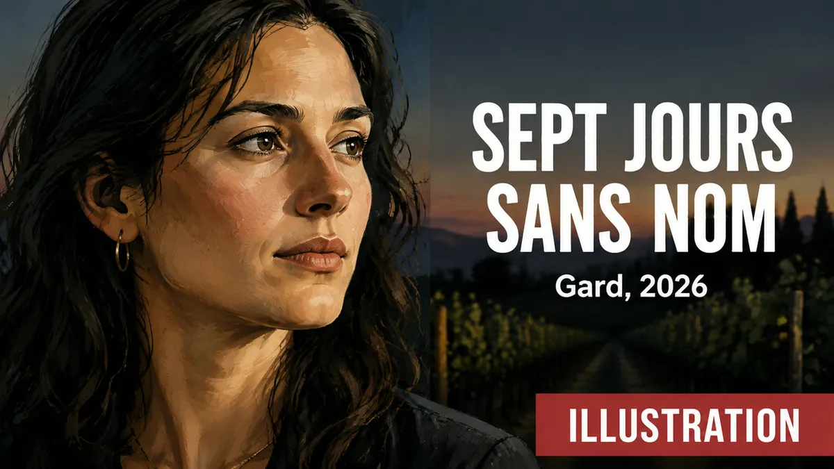 Miniature illustrée du documentaire ; portrait fictif, sans représentation d’une personne réelle de l’affaire.